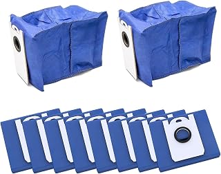 3/5/10 Pack Dust Bags Replacement For BObsweep RC400 Dustin and Orb-i Robot Vacuum Cleaner, Large Capacity 4.6L Vacuum Cleaner Dust Bags, Disposable Replacement Bag(10 PACK)