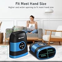 Vista 6 de QUINEAR Masajeador de manos - Masajeador de manos inalámbrico con calor y compresión para artritis, túnel carpiano y articulaciones rígidas