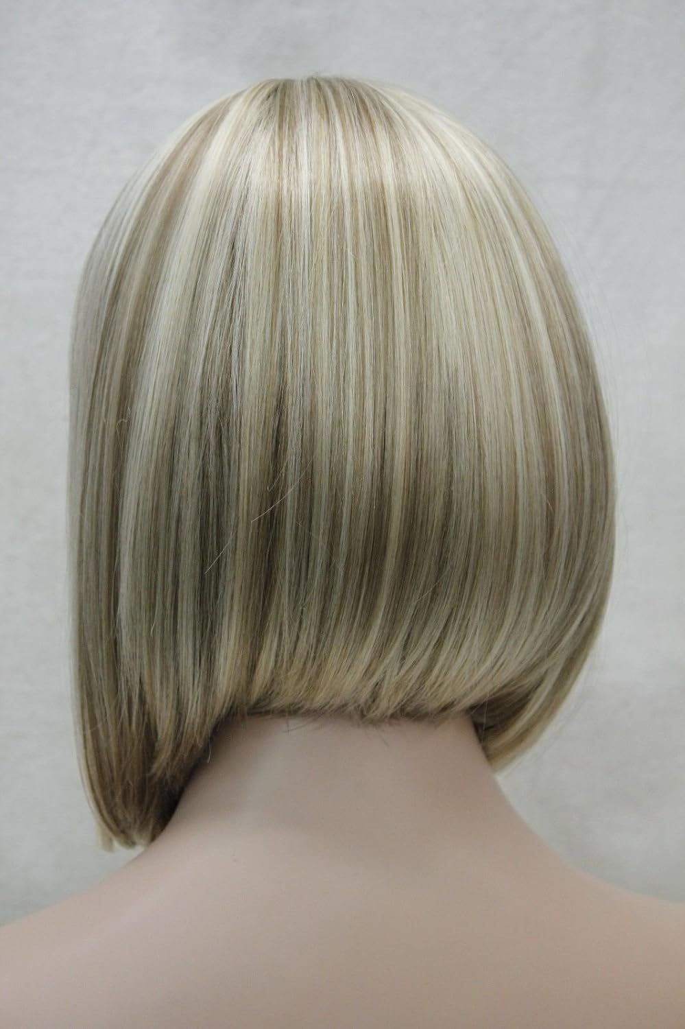 Lydell Short Bob Wigs No Part Full Synthetic Hair Wig Blonde Highlighted (H16/613) 10 inch, #H16/613, 10 Inch (Pack of 1) - Image 4
