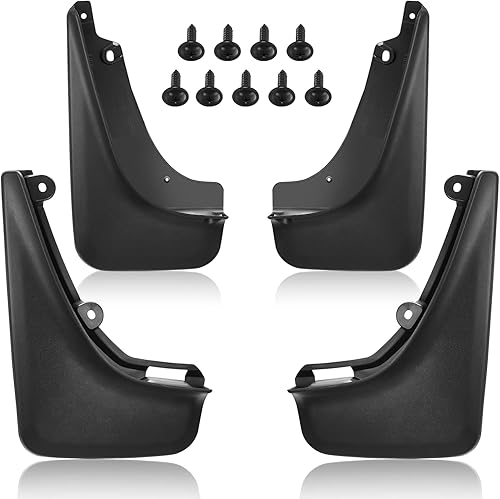 BDFHYK Protectores contra salpicaduras de barro, 4 protectores de lodo laterales delanteros y traseros compatibles con Jeep Cherokee 2019-2020 5