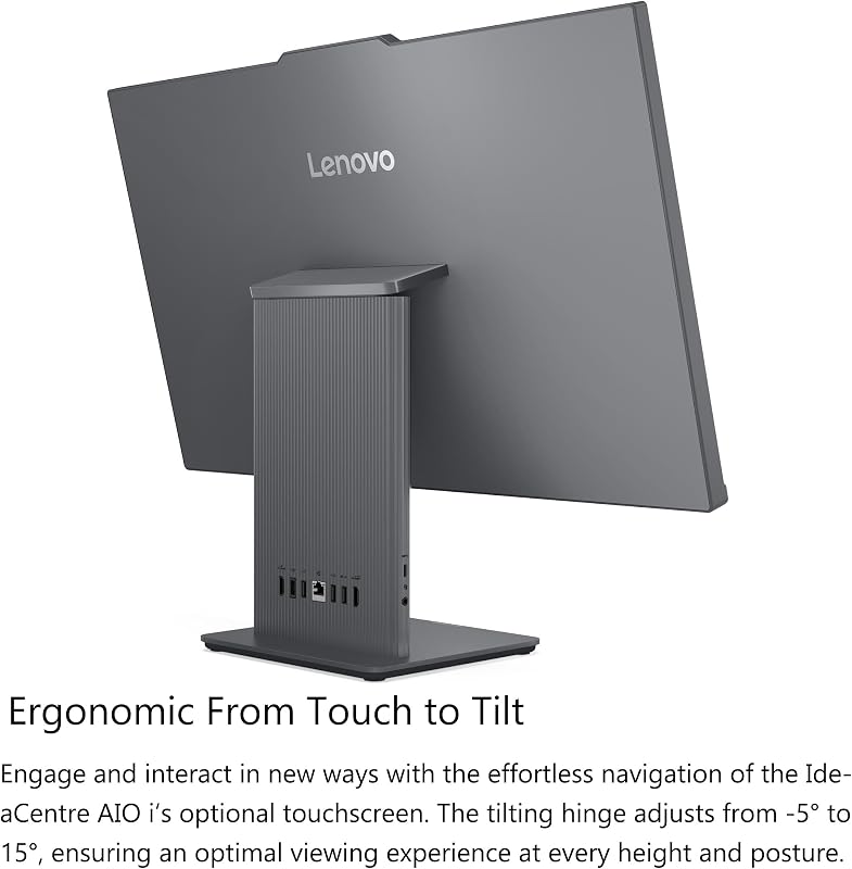 Lenovo IdeaCentre AIO 27" FHD All-in-One Desktop Computer, Intel Core i7-13620H 10-Core up to 4.9GHz, 16GB DDR5 RAM, 512GB SSD, WiFi 6, Bluetooth 5.2, HDMI, Webcam, Windows 11 Pro, Luna Grey image 6