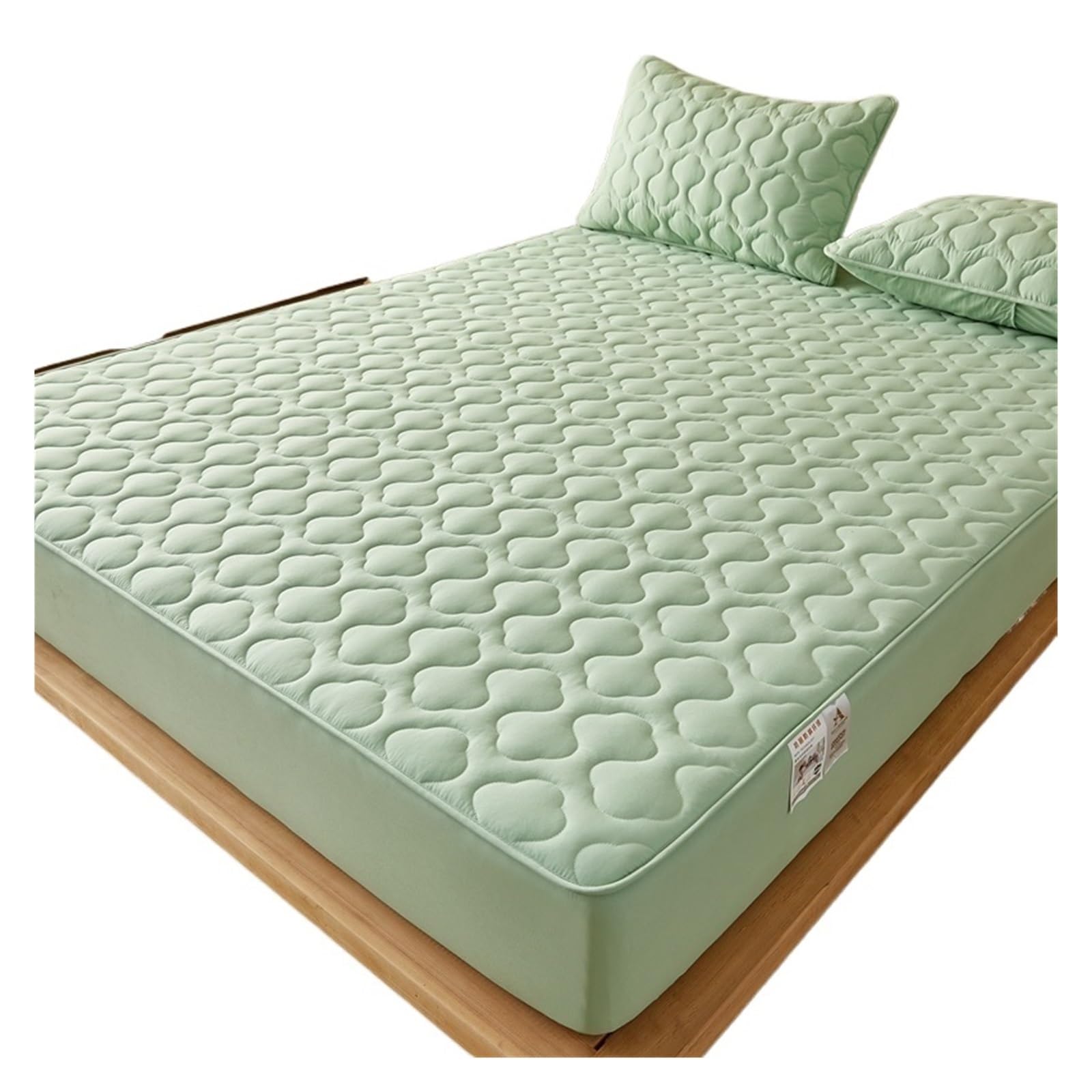 Protège-matelas moelleux vert pour des nuits sereines en été