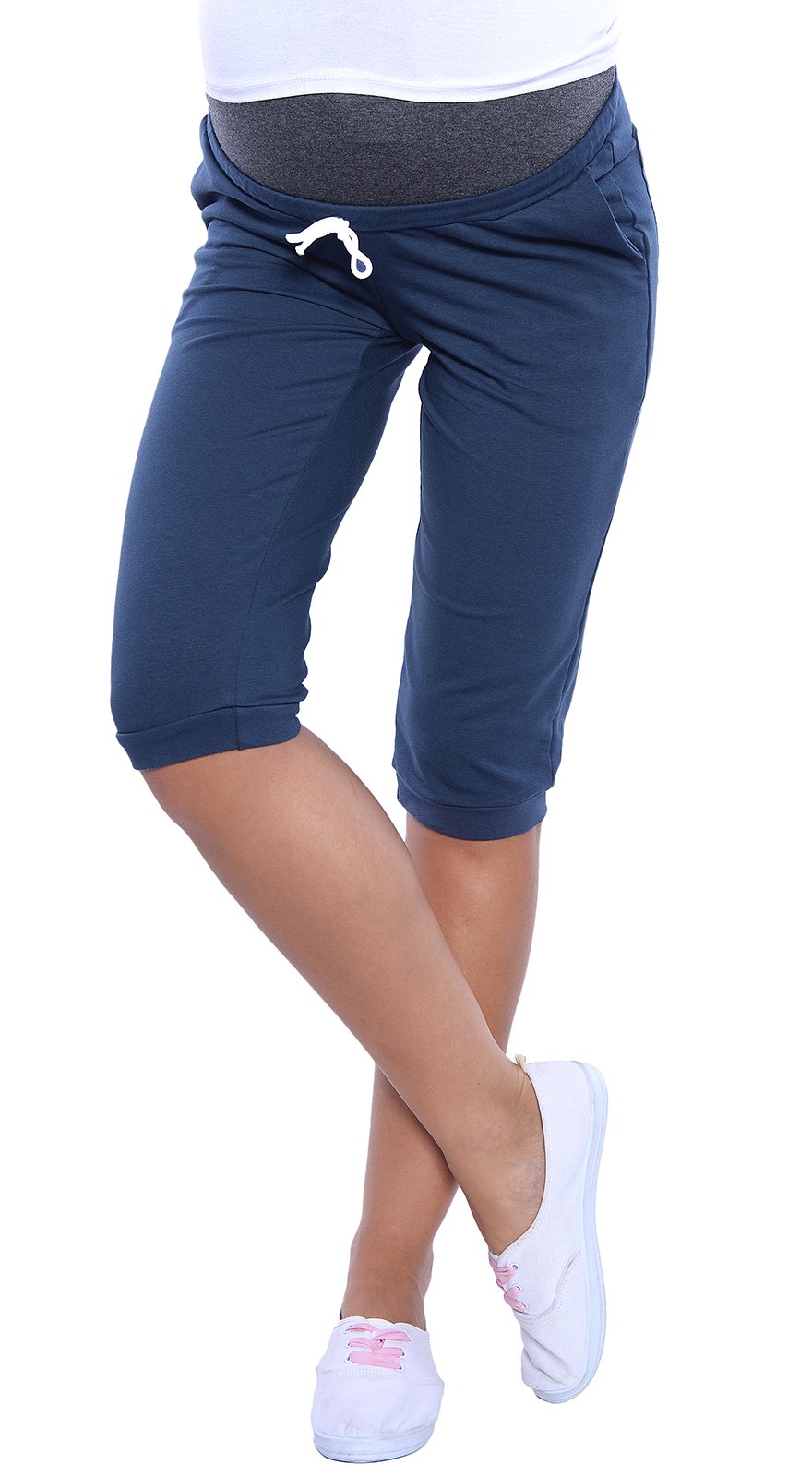MijaCulture - Umstandsmode/Capri Umstandshose Relaxed Caprihose 4090