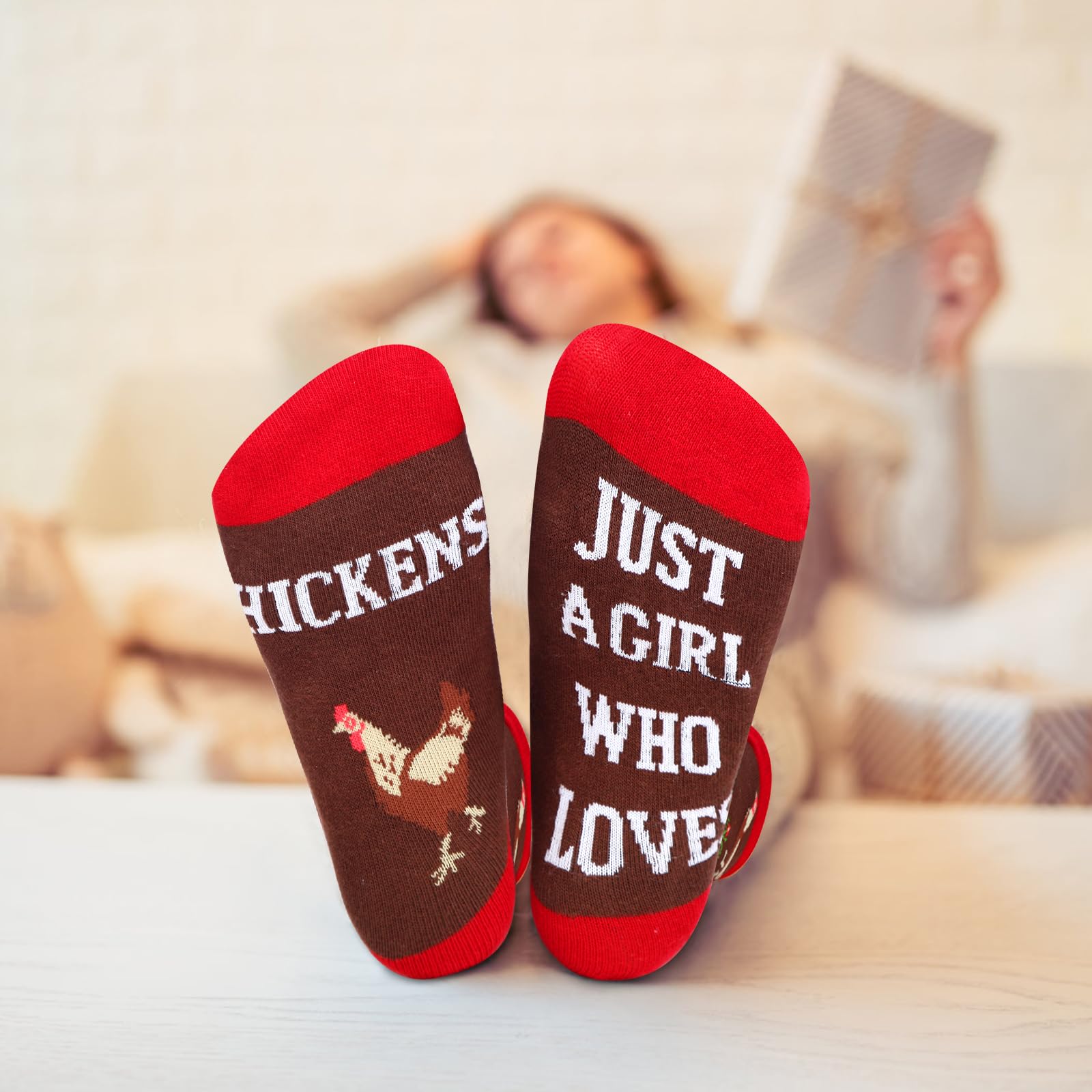 Bayelove Funny Chicken Gifts for Women Chicken Lovers Stuff Chicken Lovers Gifts for Women Include Chicken Glass Cup Canvas Tote Bag Makeup Bag Keychain Hat Socks Card for Birthday Christmas