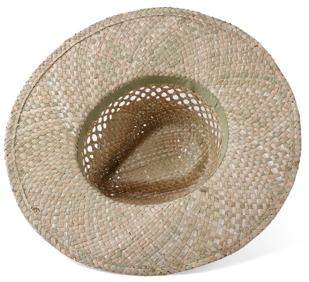 Cowboyhut, Herrn Sommerhut, 100% natürliches Stroh, Unisex mit Einheitsgröße