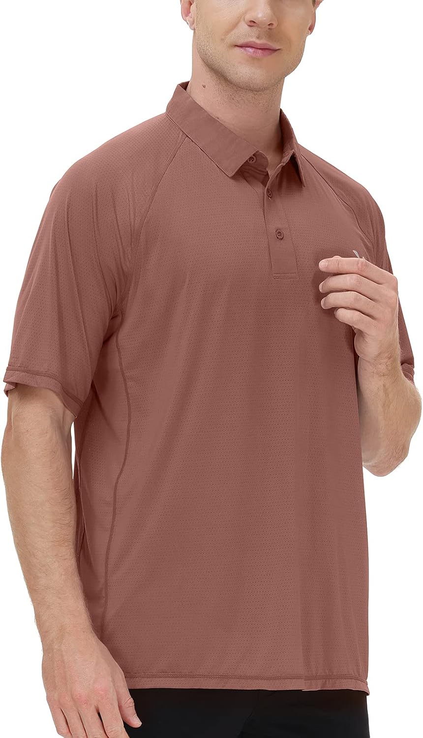 Corna Men's Golf Polo Shirt Moisture Wicking Performance Long and Short Sleeve Outdoor Sport Shirts Quick Dry : Sports & Outdoors