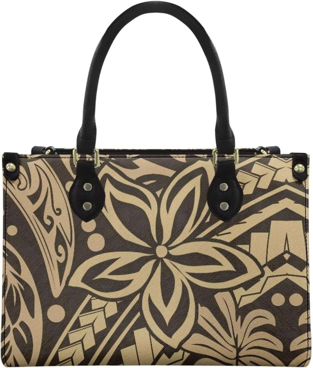 Polynesian Crossbody Bag for Women Large Shoulder Tote Bag for Women Hawaiian Top-handle Messenger Handbags