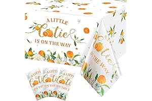Little Cutie Tablecloths | Orange Fruit Party Supplies | Citrus Baby Shower...
