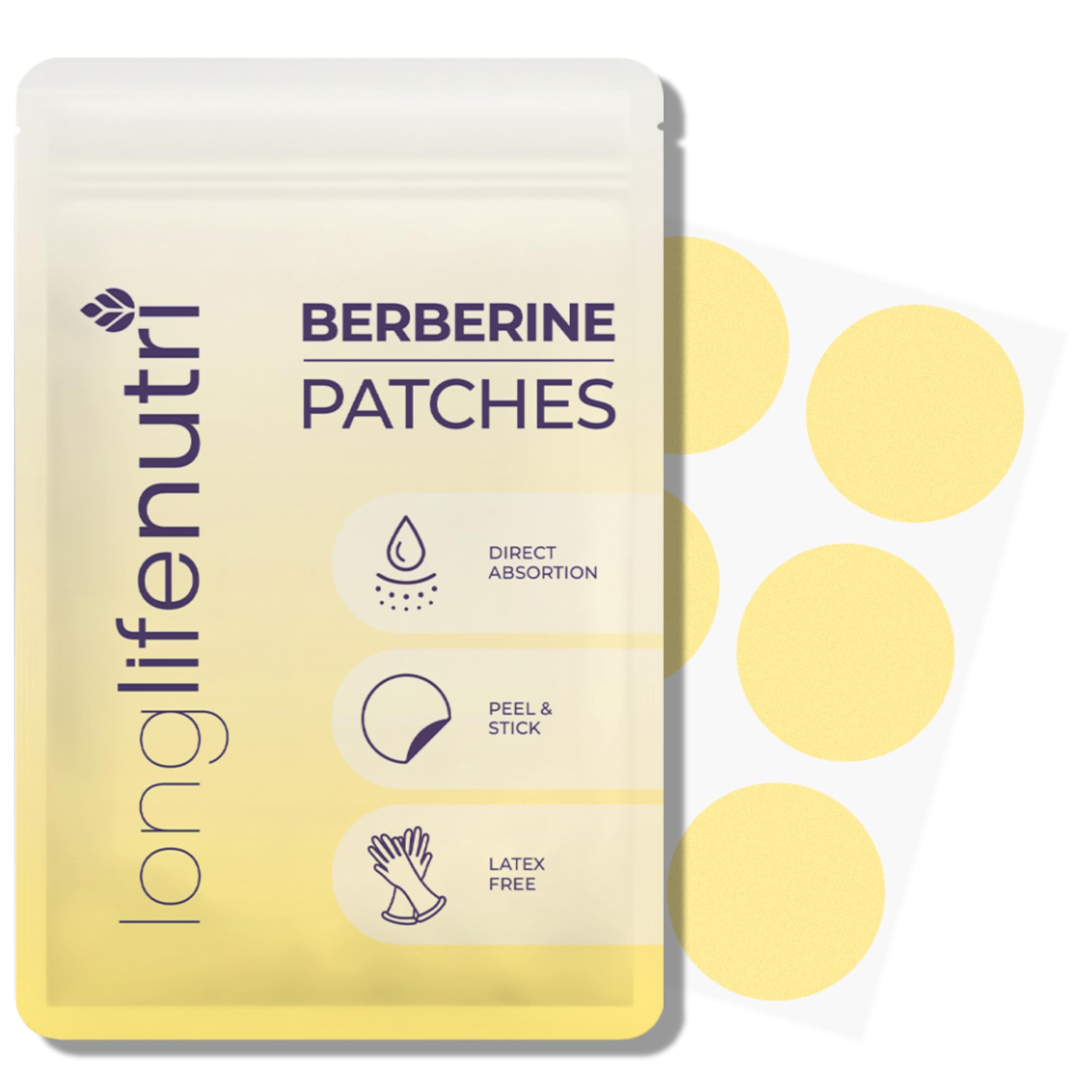 Berberine Patch 30枚入り×4 Amazon.com: Berberine Patches for Women and Men, Wearable Daily