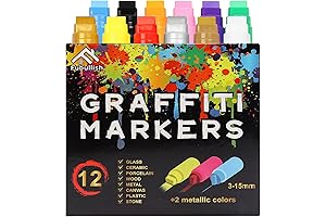 15mm Jumbo Paint Markers: Graffiti-Inspired Art Unbound