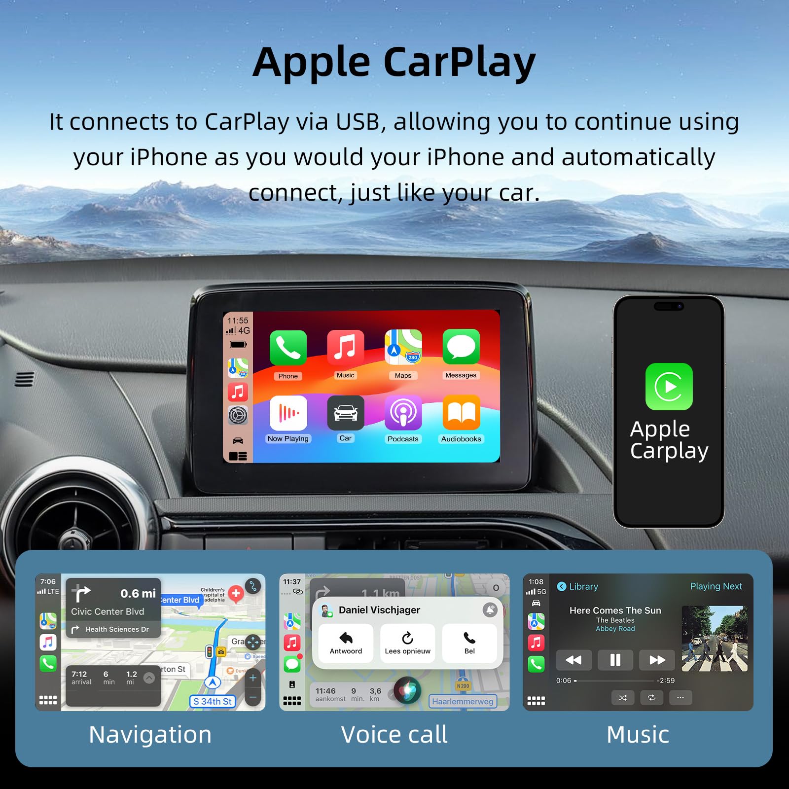 Amazon.co.jp: Android Auto&Carplayアダプター Mazda 2/3/6/CX3/CX5
