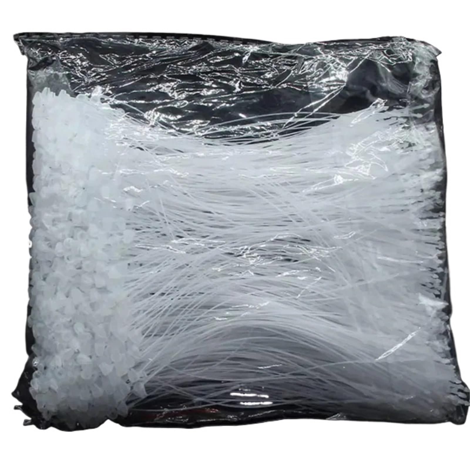 2000 chiusure a scatto in plastica colorata per pistole di sicurezza, per la composizione dei prezzi, 125 mm, colore: bianco