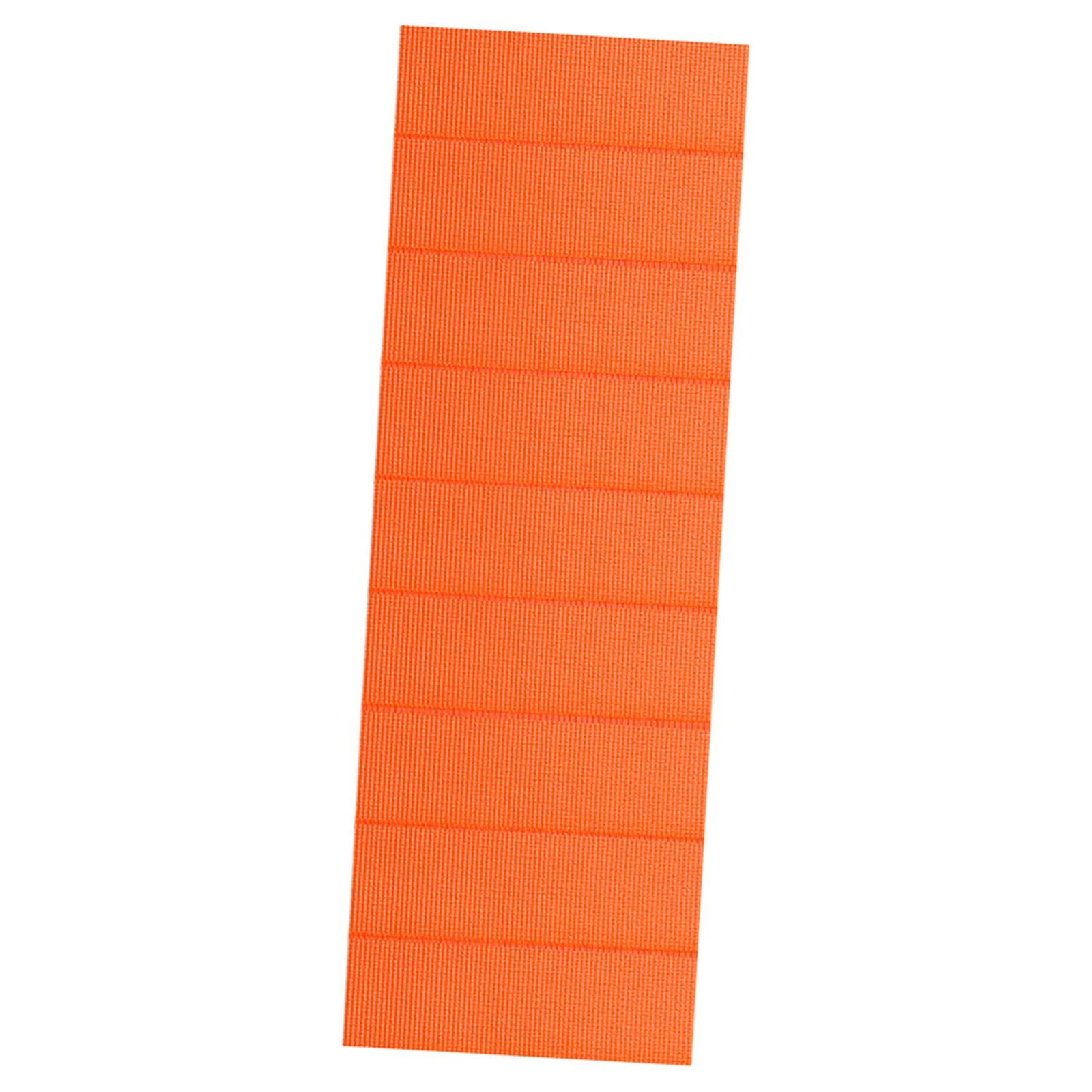 Foldable Mat Home Indoor Outdoor Non Slip Athletes Exercise Pilates Mat Orange | Sports Equipment | Outdoor Sports Gear | Exercise Gear-image-45