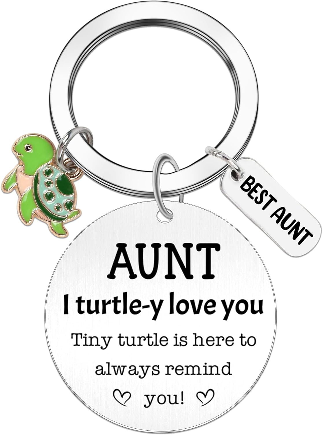 Cute Keychain for Women, Key Chains for Aunt Godmother Girls, Birthday Gifts Christmas Stocking Stuffer