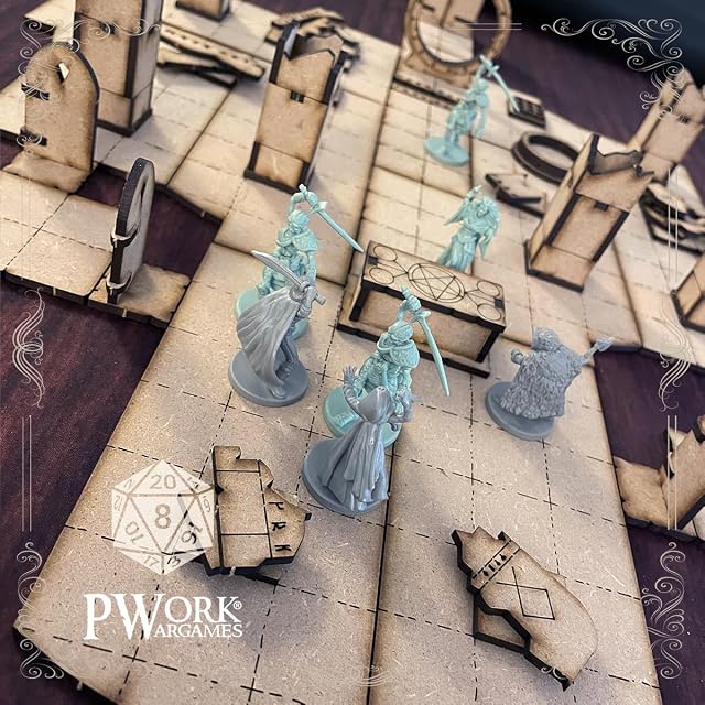 Foto 4 de 4 de PWORK WARGAMES The Temple (El templo) - 3D tactical maps RPG fantasy Dungeon tiles
