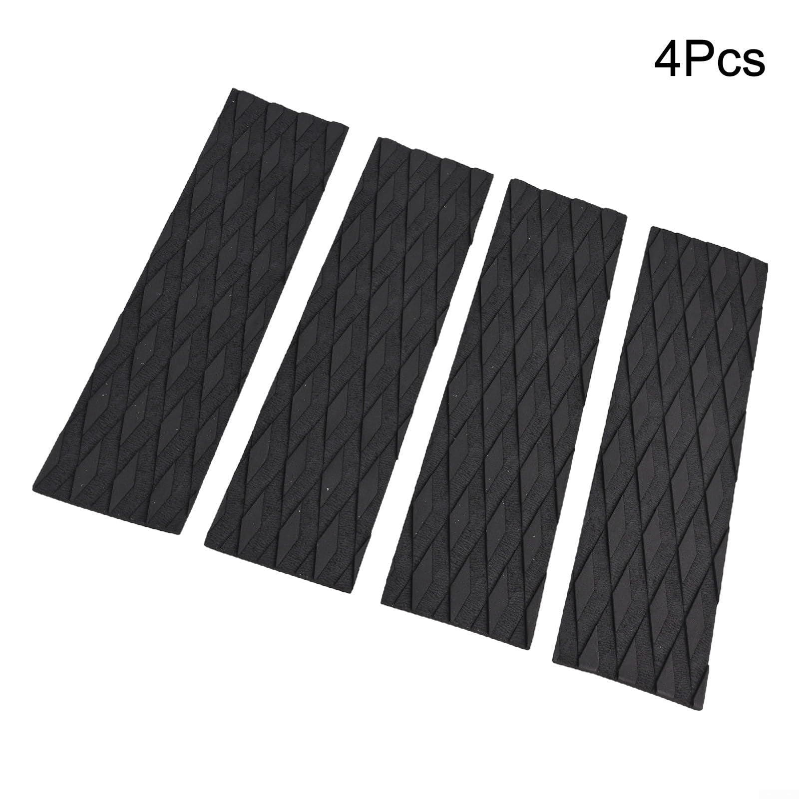 Almohadillas de tracción EVA antideslizante para tabla de surf 11.8 x 3.1 pulgadas Negro