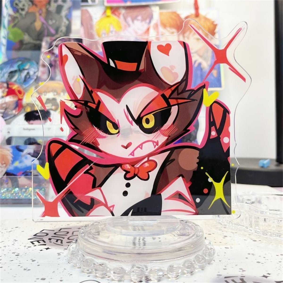 Amazon.co.jp: アクリルスタンド Hazbin Hotel Angel Dust Alastor Sir 