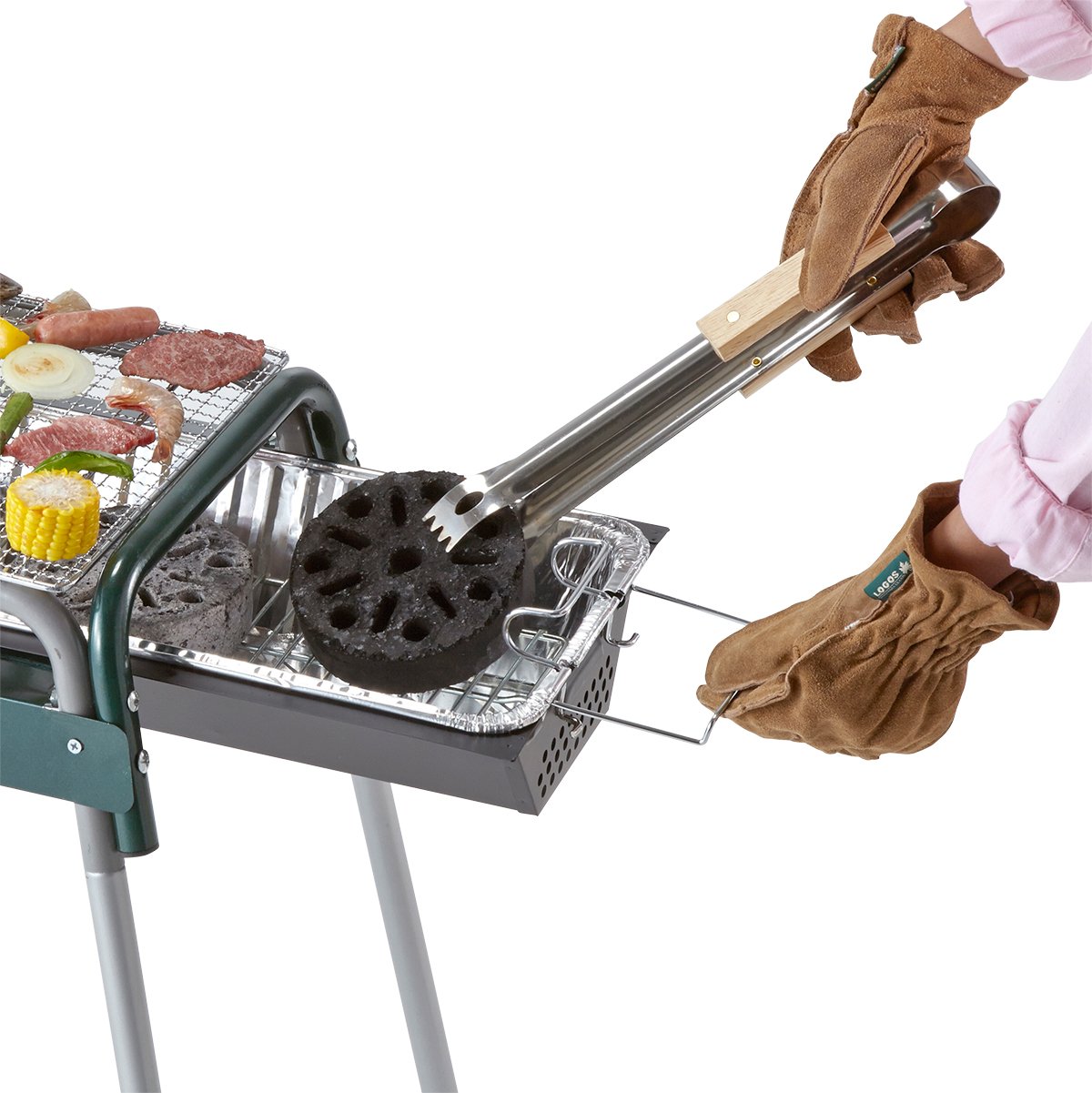 ロゴス　バーベキューセット オンライン店限定】LOGOS LAND チューブラルグリルM お掃除楽ちんBBQ