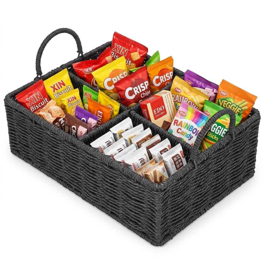 Photo 1 of Duimbok Black Paper Rope Snack Organizer