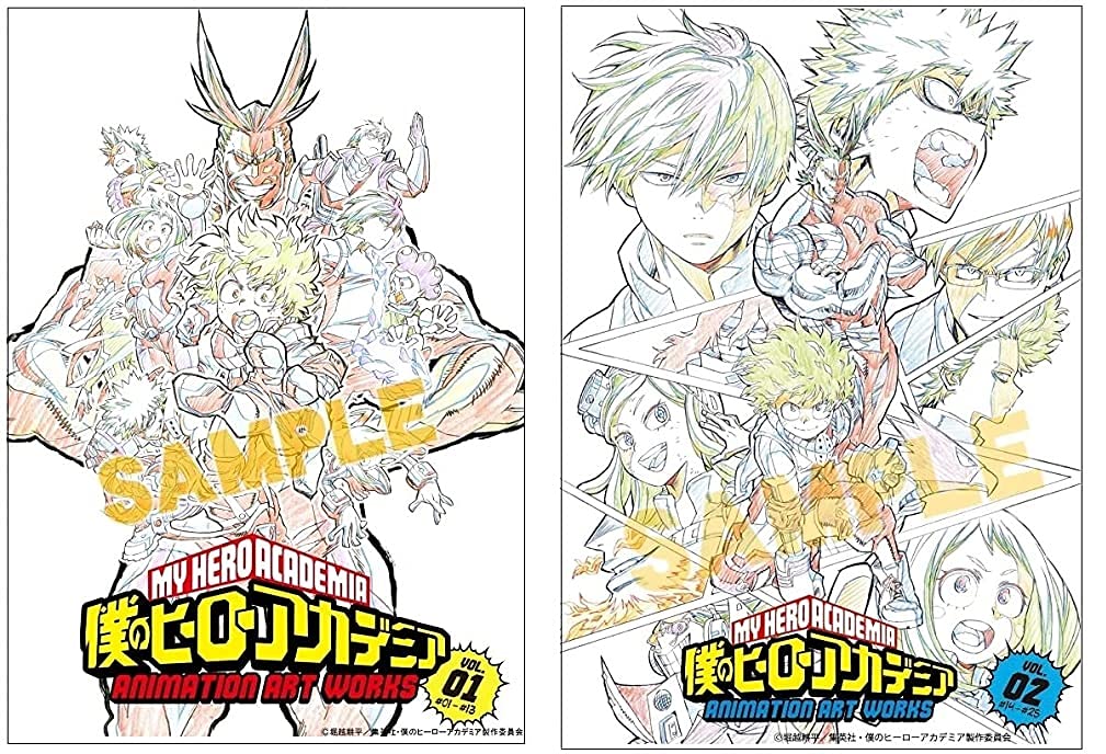 僕のヒーローアカデミア 原画集】僕のヒーローアカデミア ヒロアカ