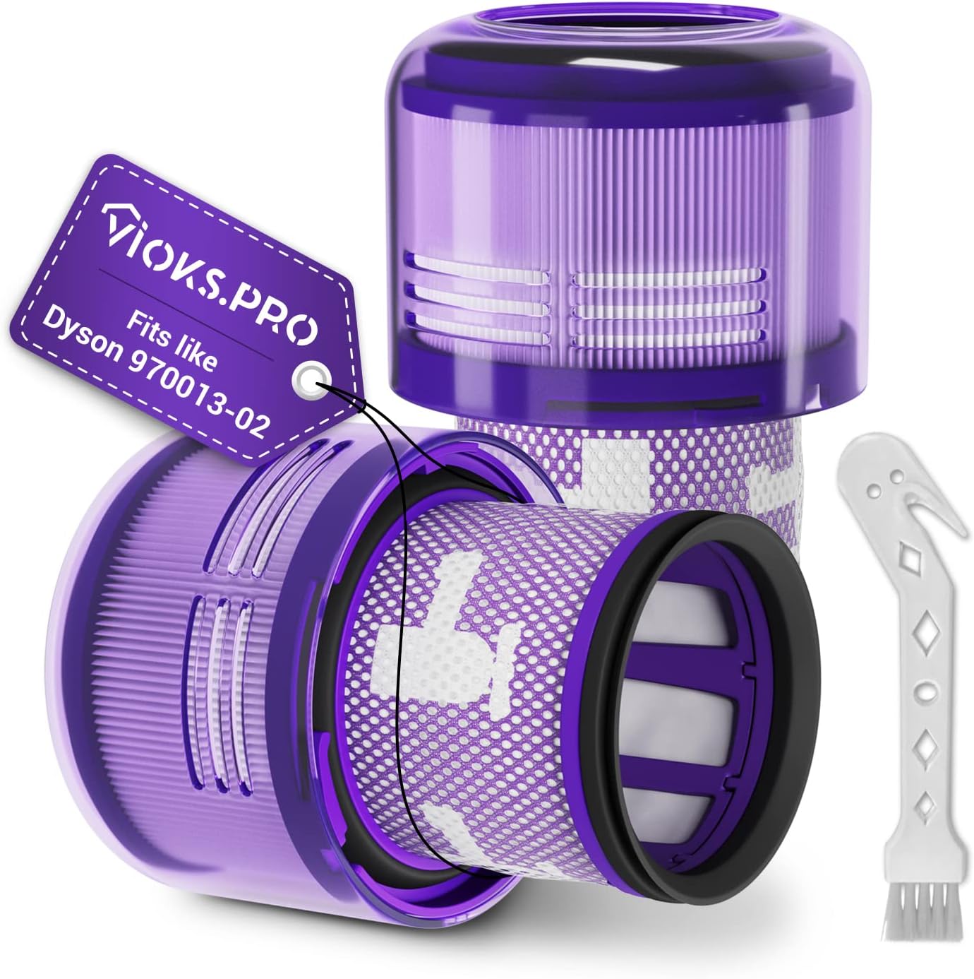 Vioks.pro Filter Set 2x Dyson Vacuum Filter Replacement for