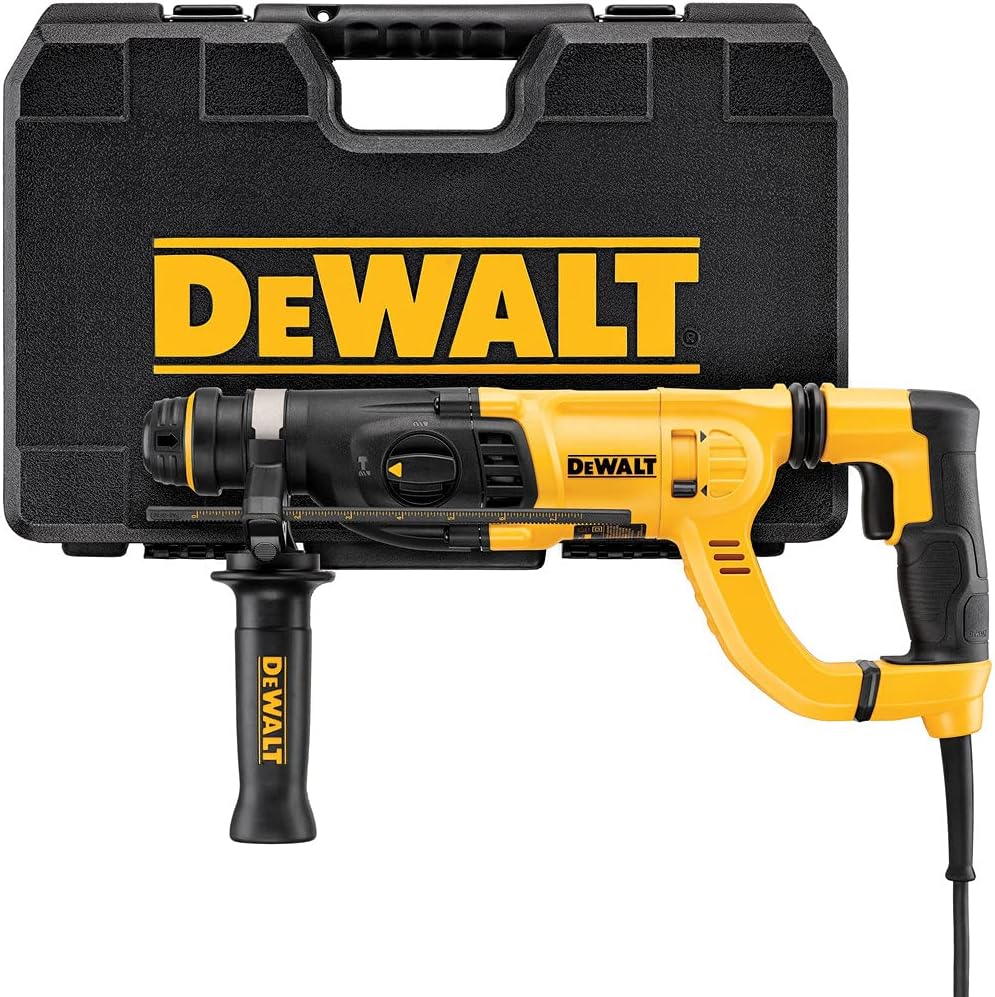 DEWALT D25262K D-Handle SDS Rotary Hammer with Shocks, 1"