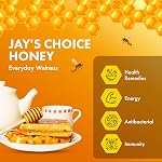 JAY'S CHOICE Honey (2 kg), All Natural 100% Pure Canadian, Unpasteurized Liquid Honey, Sweet & Delicious, Premium Superfood for Nourishing Wellness, Perfect for Breakfast, Baking & Desserts