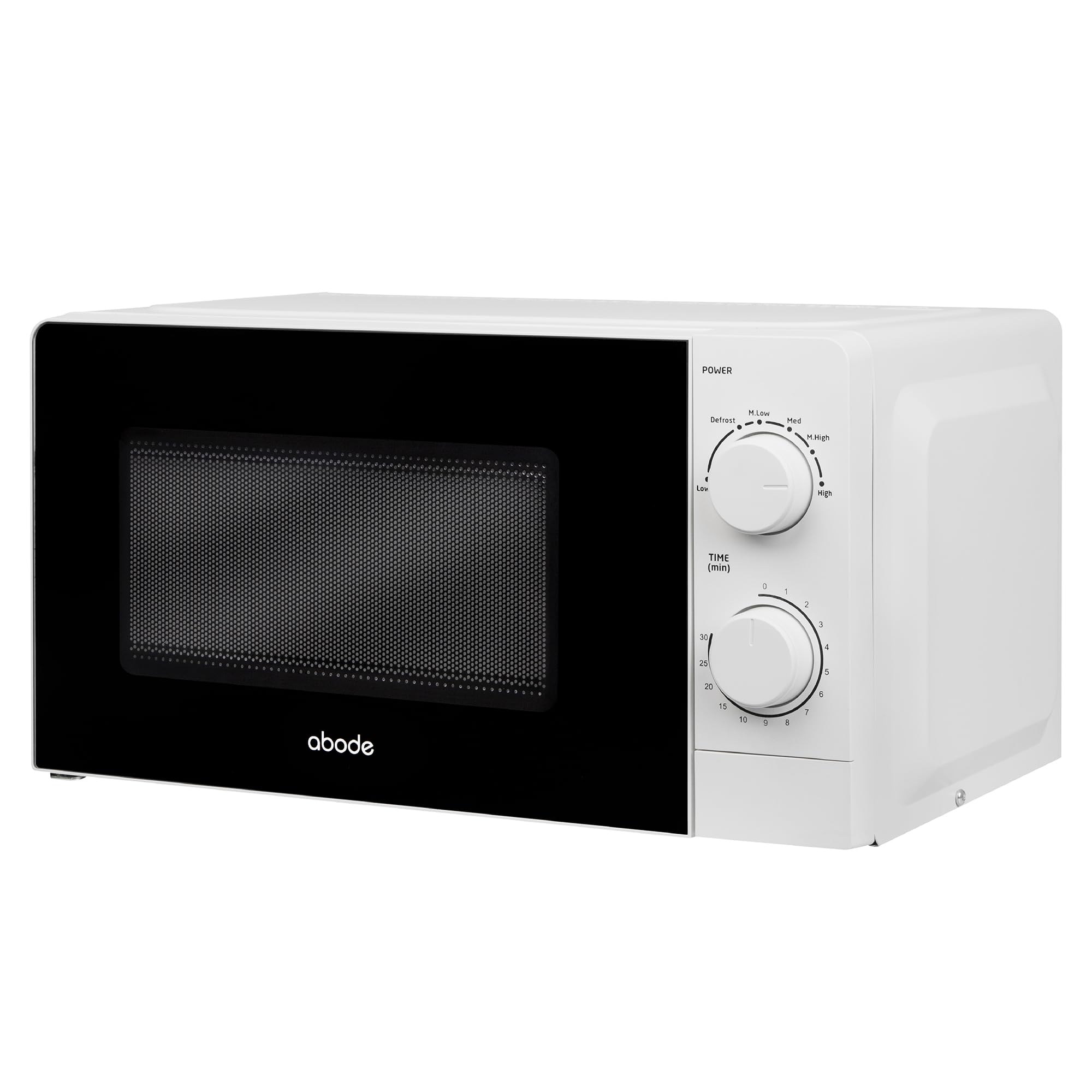 Abode 20L Manual Microwave Black 700W with 5 Power Levels & Timer, Button & Dial Control, Defrost Function, AMM2005B (Manual, Black) — view 14