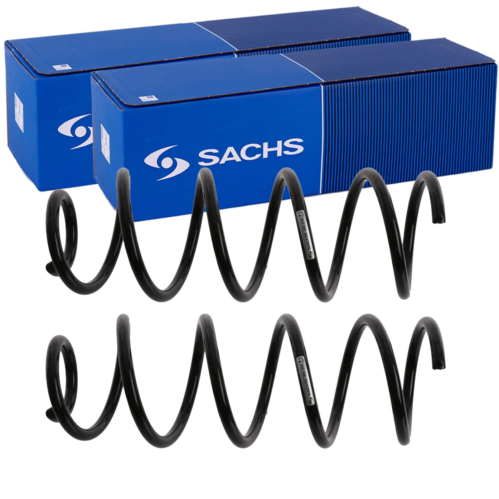 2X Sachs Fahrwerksfeder Federn hinten | 2x 992 298 Kompatibel mit 3 (bm, BN),3 Stufenheck (bm_, Bn_)