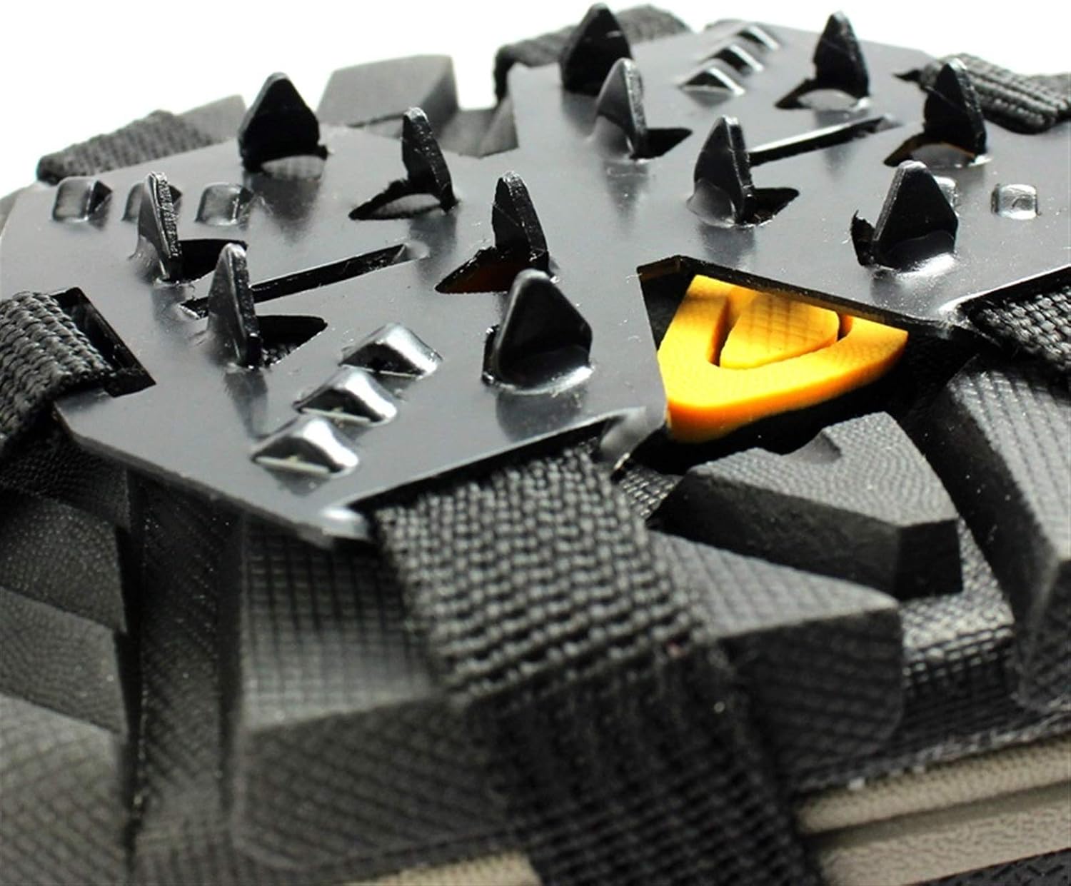 Ice Snow Grips 24 Teeth Ice Gripper for Shoes Women Men Non-Slip Crampons Gripper Spike Grips Cleats for Ice Snow Climbing Hiking Ice Grips for Shoes