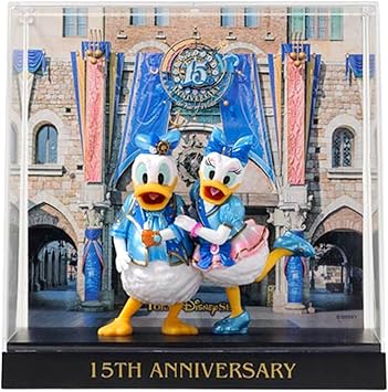 Amazon Co Jp 1 6 ディズニー シー 15周年 ザ イヤー オブ ウィッシュ ケース入り フィギュアリン ドナルド デイジー ダック フィギュア ディズニーシー限定 ホビー 通販