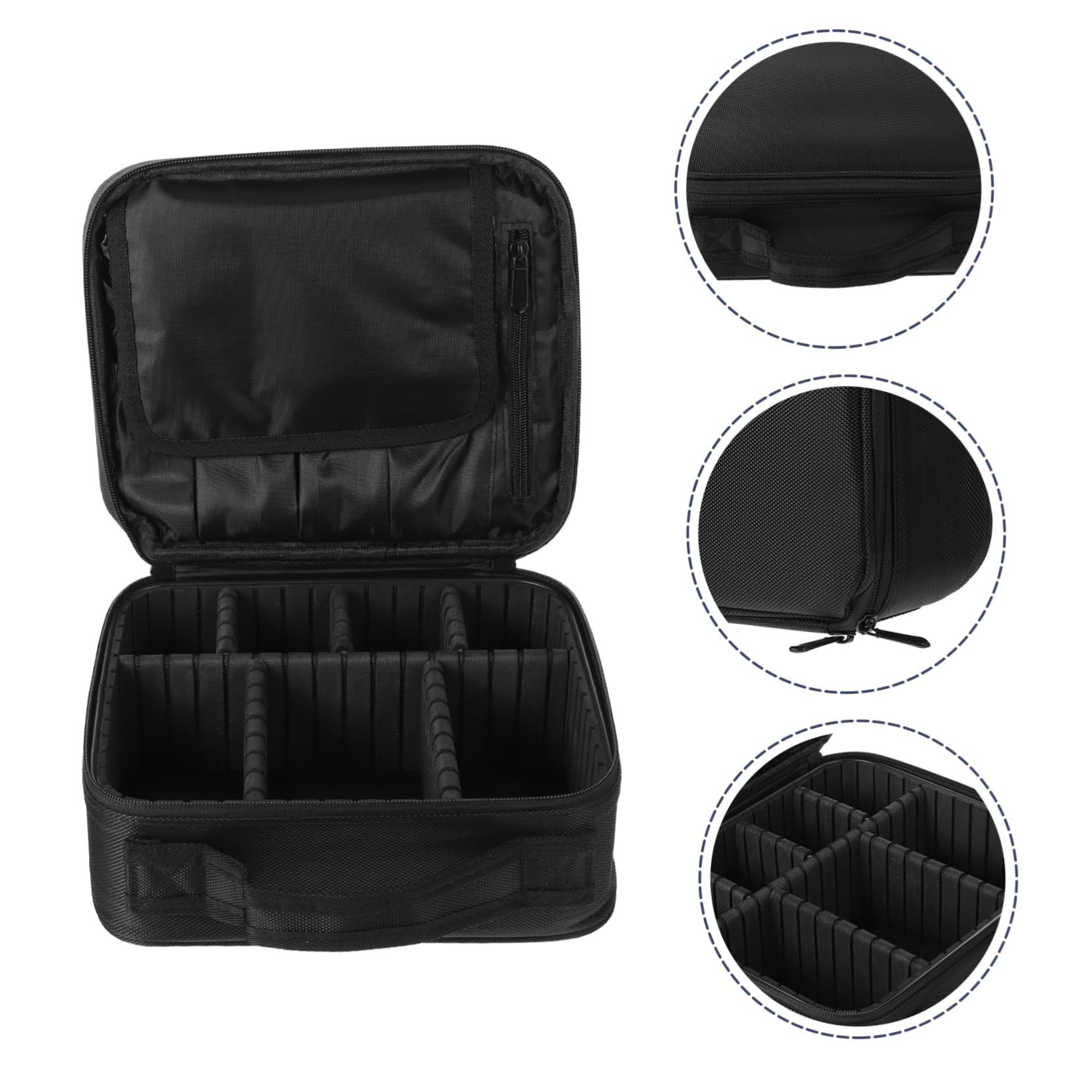 Maletín De Maquillaje Portátil Bolsa Multifuncional para Mujer Caja De Cosméticos
