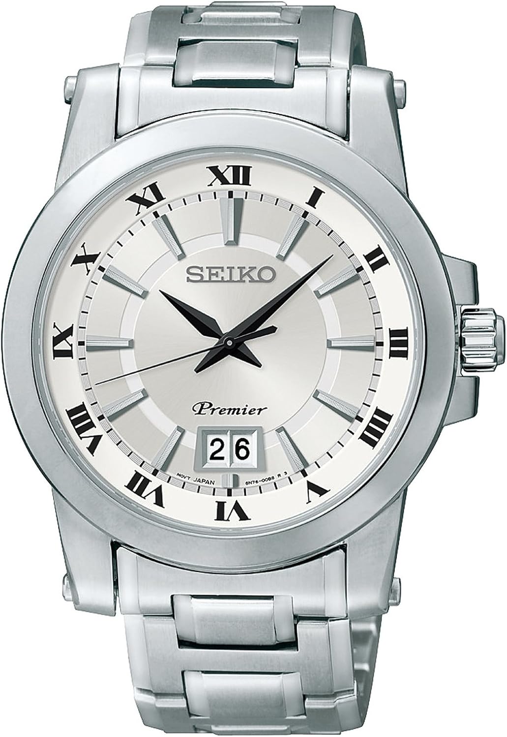 SEIKO Premier Quartz Watch Men's 100M SCJL001 Made in Japan : Amazon.co.uk:  Watches