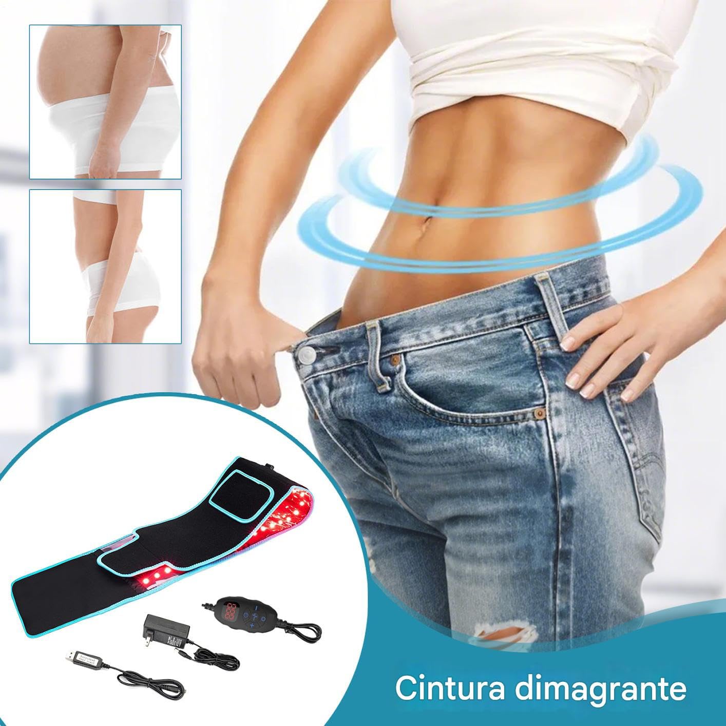 Faja para quemar grasa: reafirmante y adelgazante ajustable para el vientre, corsé térmico de soporte de cintura | Potente herramienta de modelado corporal para mujeres y hombres que