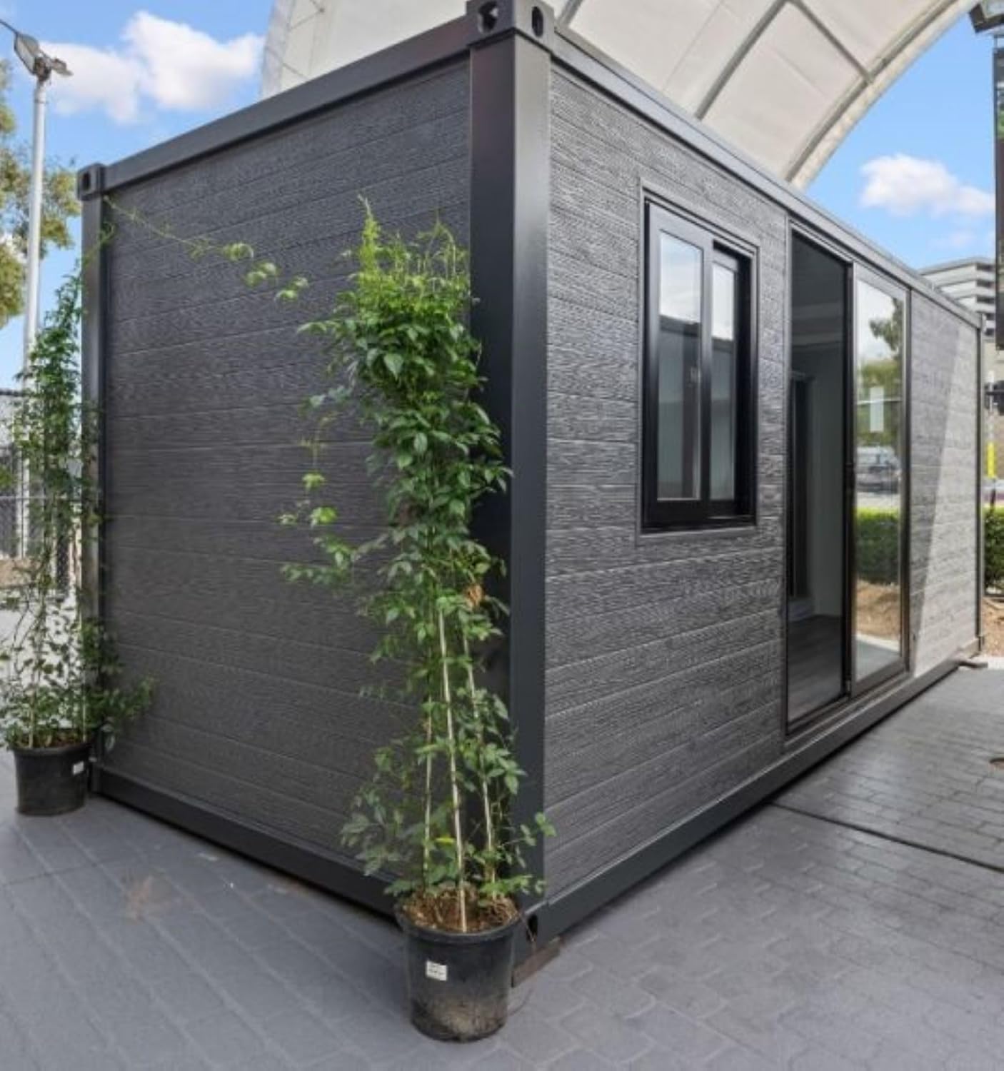 Tiny Airconditined Prefab Luxury Home to Live in_Container Movable House with 1 Bathroom, 1 Bedroom & 1 Kitchen -, Modular Guest House – 20 FT Shipped from Within USA