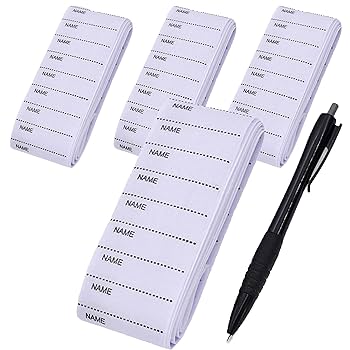 お名前タグ Amazon.co.jp: akindou 名前シール 布用 ネームタグ 400枚セット