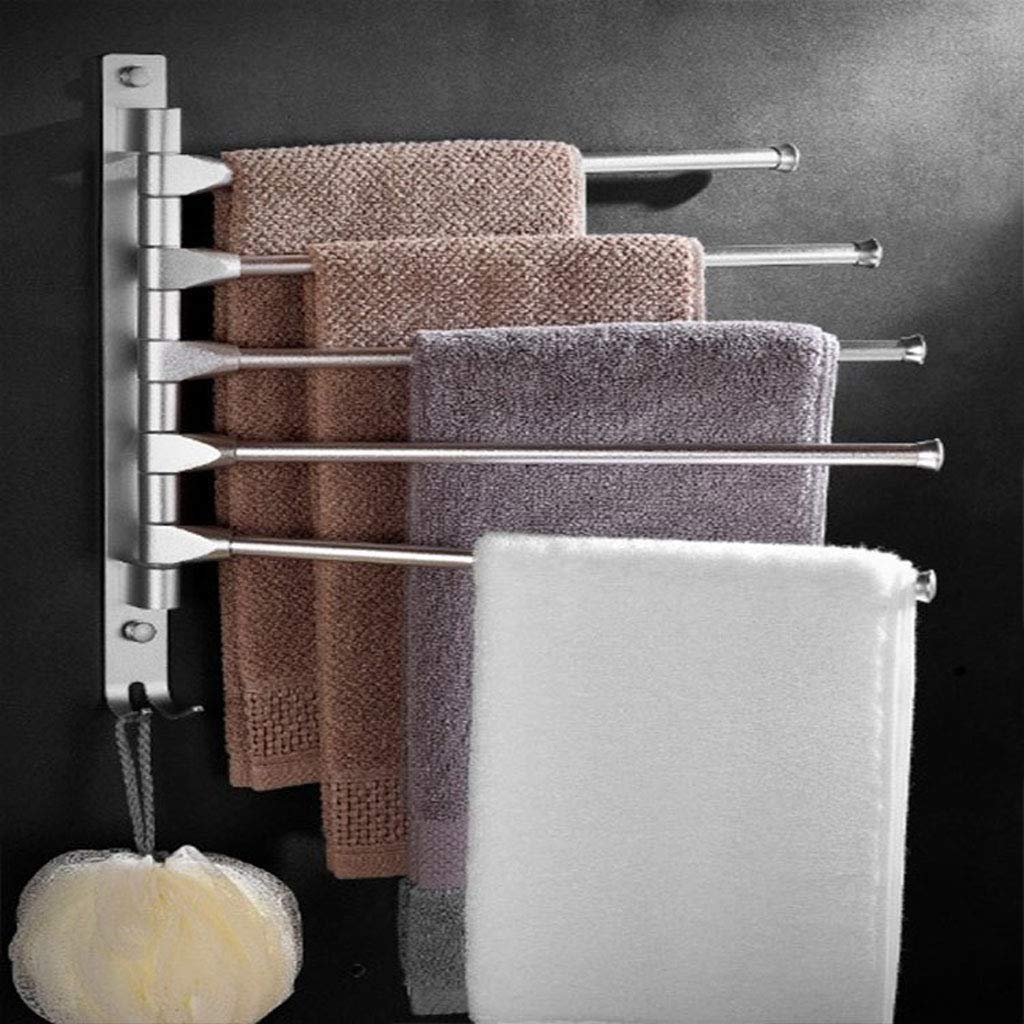 Toallero de baño de pared para organizar textiles en cocinas y balcones