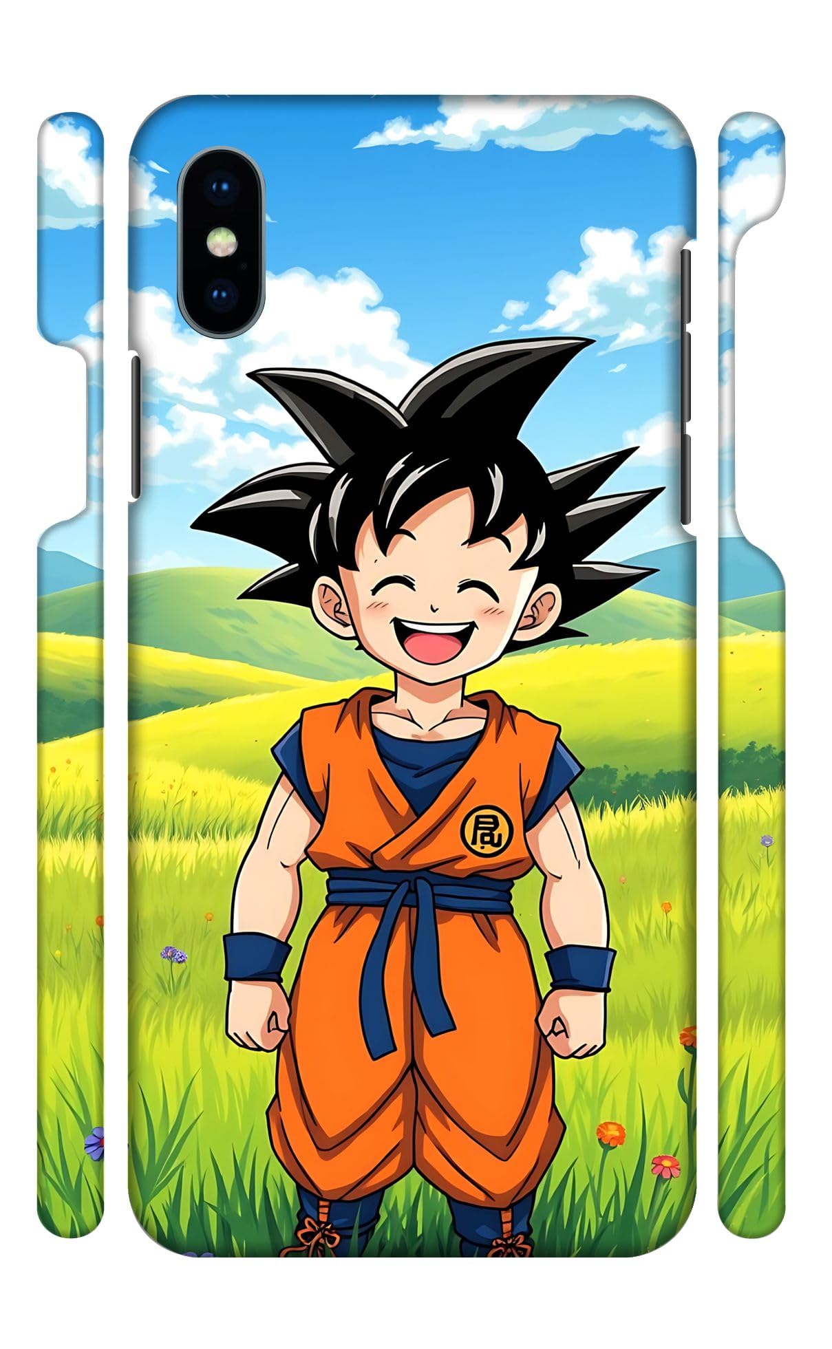 YAPZONE Son Goku Designer Printed Hard Back Cover for Apple
