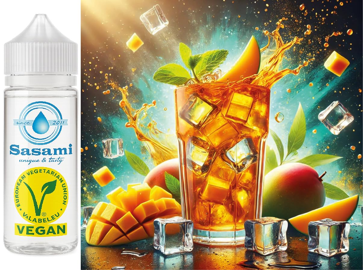 Herbata mrożona mango aromat koncentrat – Wegański – Sasami – 100ml