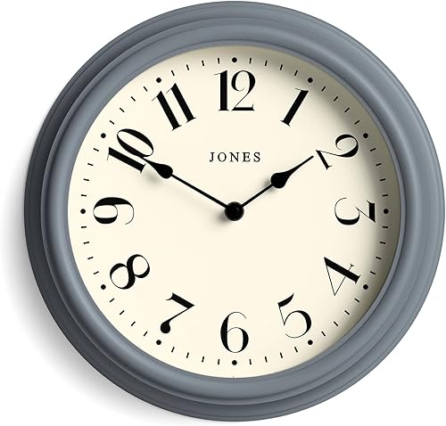 Miniatura 9 de JONES CLOCKS Serenity - Reloj de pared, reloj redondo clásico, 12 pulgadas, verde, números arábigos, diseño decorativo ideal para cocina, sala de