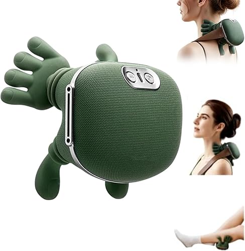 Neck Massager with Heat, Electric Shoulder & Cervical Massage for Relaxing, Masajeador de Espalda y Cuello Shiatsu Neck and Back Massager, Ergonomic