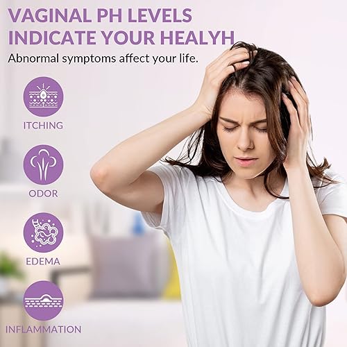 Miniatura 2 de Prueba de infección por levaduras para mujeres, 50 tiras de prueba de pH vaginal, kit de prueba de BV en casa para mujeres prueba de equilibrio de