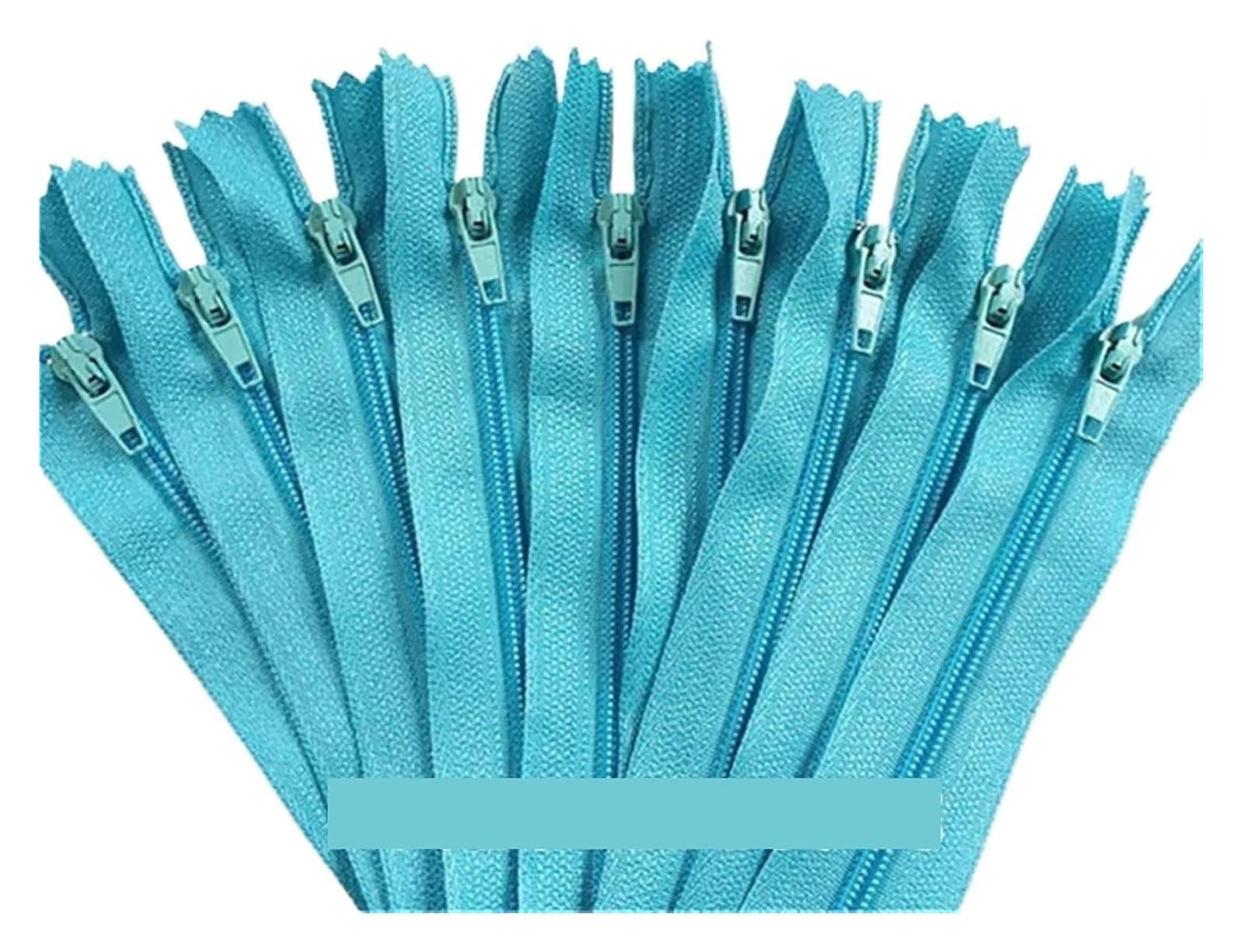 20pcs Closed End Tailor Sewing Craft (3-40 Inch 7.5-100 CM(Sky Blue)