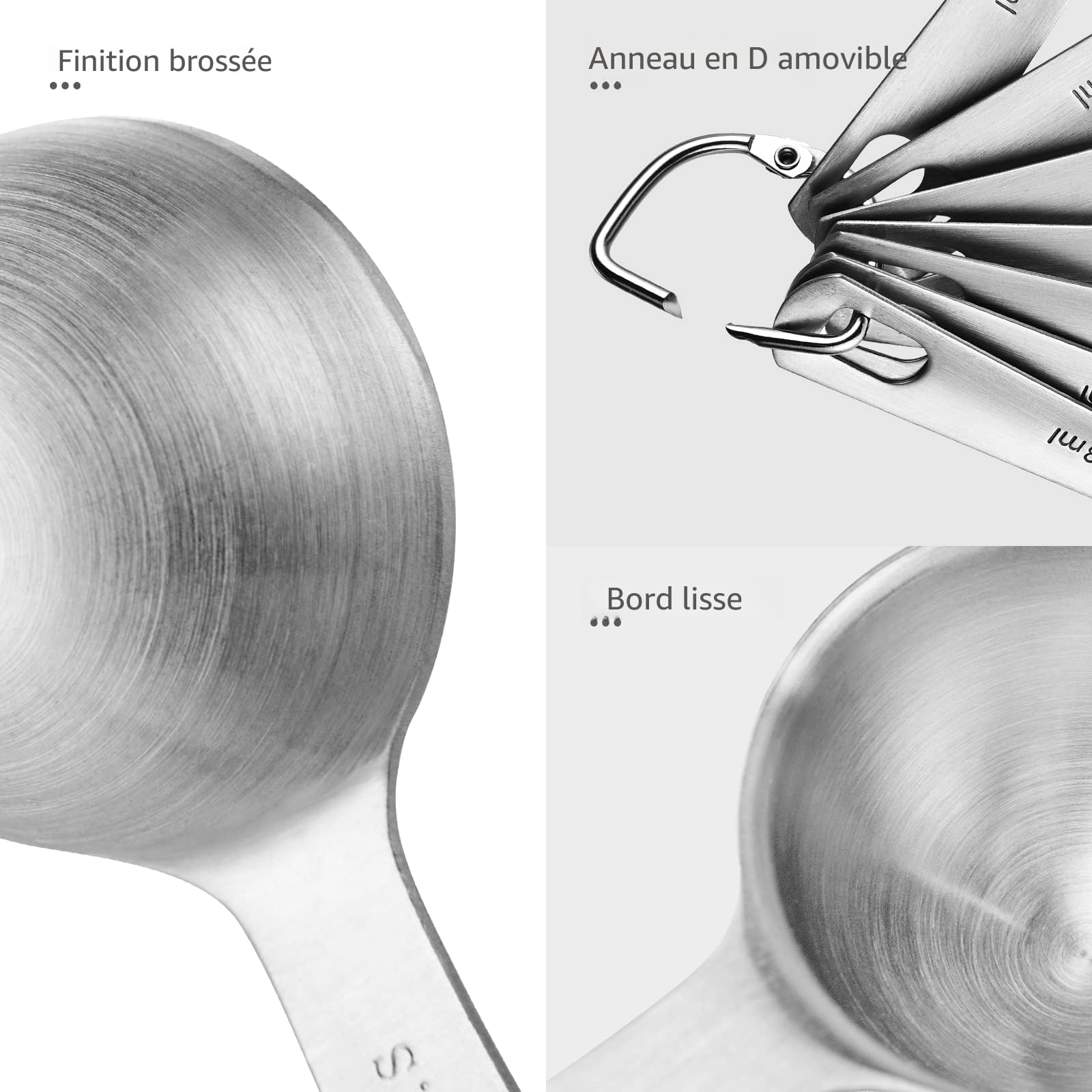 Lot De 2 Cuillères à Thé Glacé Longues – Acier Inoxydable – 21 Cm – Traditionnelles