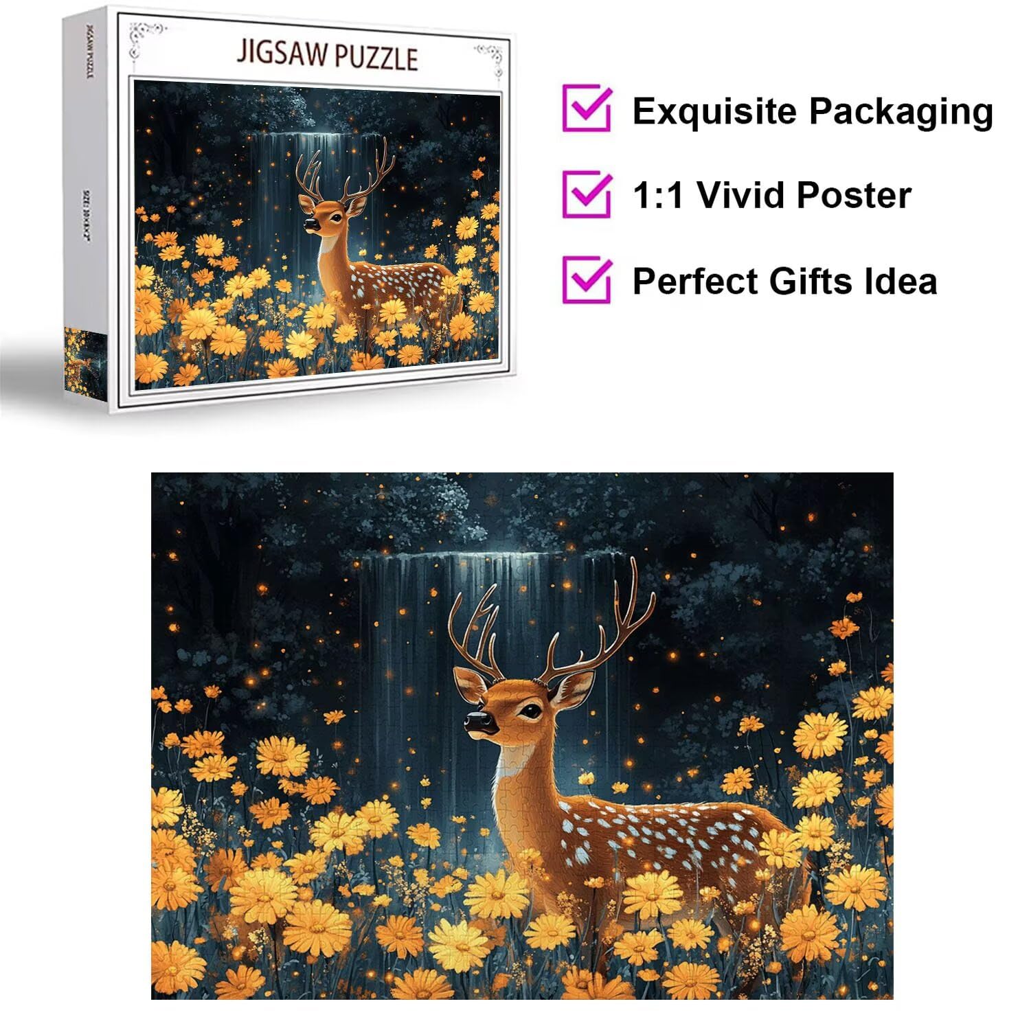Puzzle 6000 Pezzi cervo Puzzle Classici per Gioco Familiare, n-434