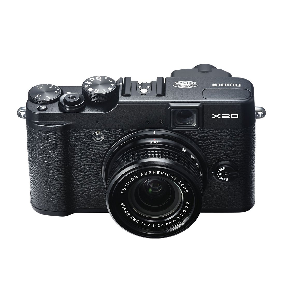 Fujifilm X20 Digitalkamera (12 Megapixel, 4-fach opt. Zoom, Full-HD, 7,1 cm (2,8 Zoll) LCD CMOS Sensor, HDMI, bildstabilisiert, USB 2.0) schwarz