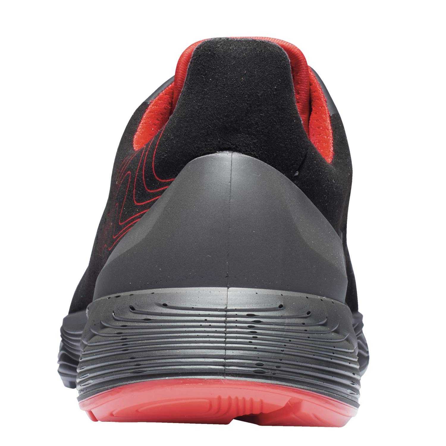 Uvex 68372 Gelochter Sicherheitshalbschuh - S1 P SRC ESD - Rot-Schwarz