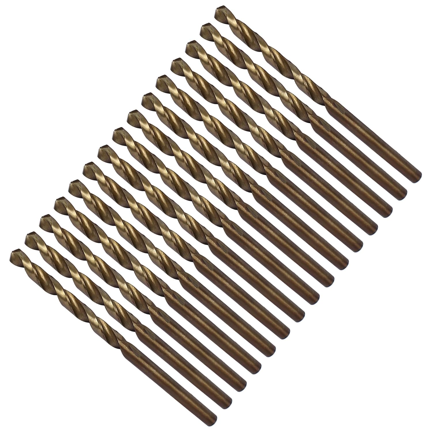High Speed Steel Cobalt Twist Drill Bits, 12.8mm Diameter 150mm Length, Straight Twist Jobber Drill Bit - (Applications: for Metal Woodwork Plastic Aluminum)
