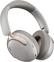 Vista 11 de LORELEI QC30 Auriculares híbridos con cancelación activa de ruido, Bluetooth inalámbrico sobre la oreja, piel proteica beige, control activo