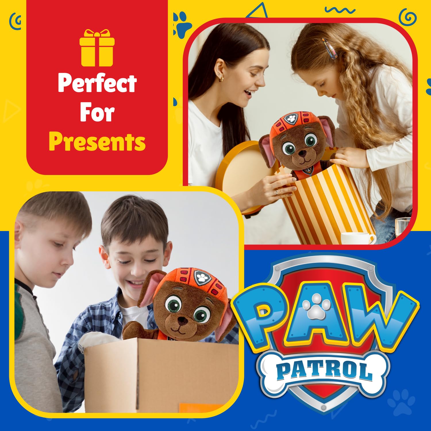 TY - Peluche Pat’ Patrouille - Zuma - 15cm - Peluche à Collectionner, Marron, Orange - 5